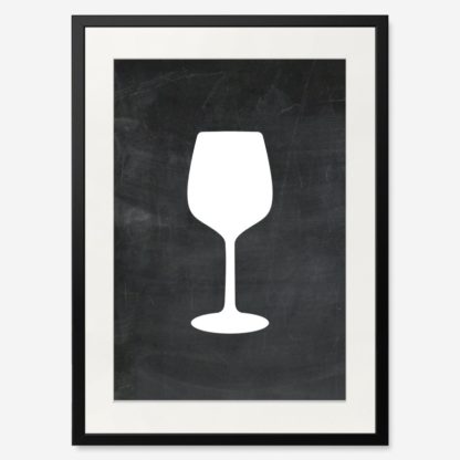 tranh-khung-kinh-b&w-wine-glass