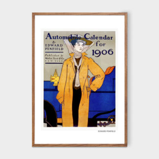 Poster Automobile Calendar For 1906