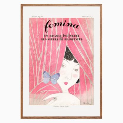 Poster The fashion magazine as tempstress