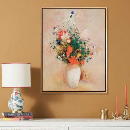 Vase of flowers - Tranh canvas treo tường danh hoạ
