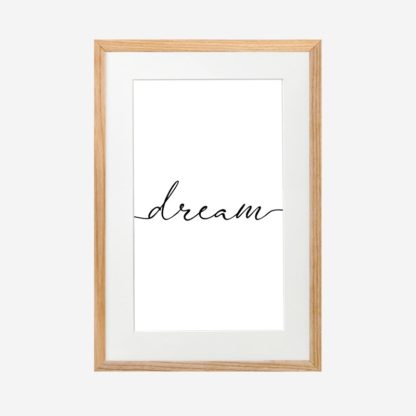 Dream - Tranh khung kính treo tường 21x30 cm