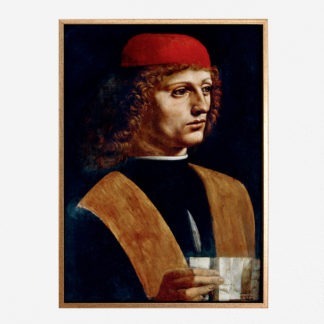 Portrait of a Musician - Tranh canvas treo tường Leonardo da Vinci