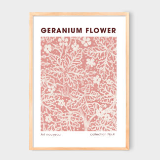 Poster Geranium Flower