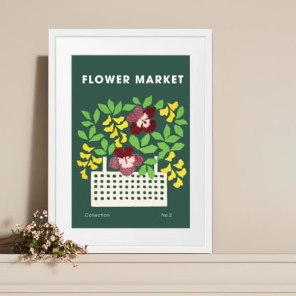 Poster Basket Flower No.2