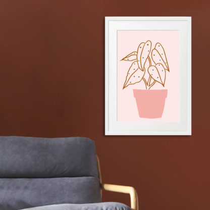 Poster Pink Plant