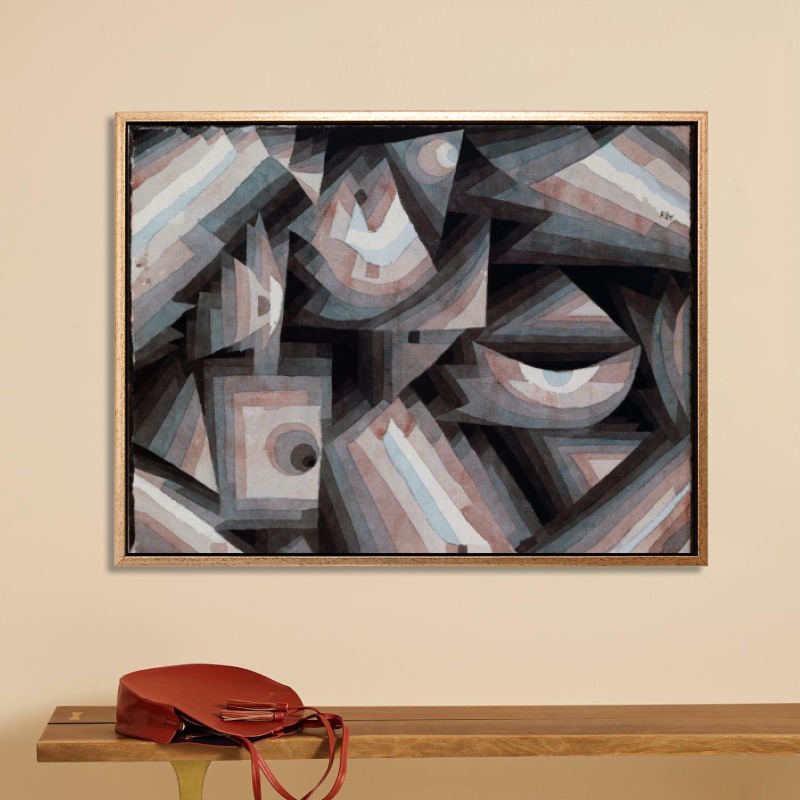 Crystal gradation (1921) - Tranh canvas treo tường danh hoạ Paul Klee
