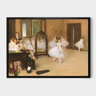 Tranh canvas cổ điển Châu Âu  Lợp học khiêu vũ - Edgar Degas