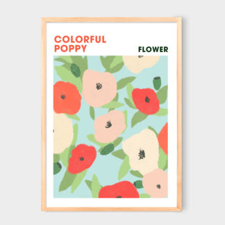 Poster Colorful Poppy