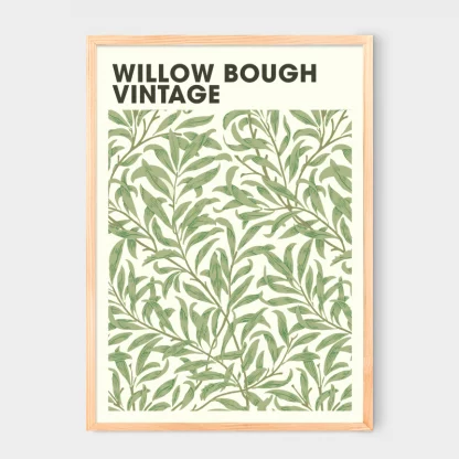 Poster Willow bough vintage