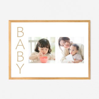 Khung ảnh gia đình Baby thiết kế in ảnh theo yêu cầu