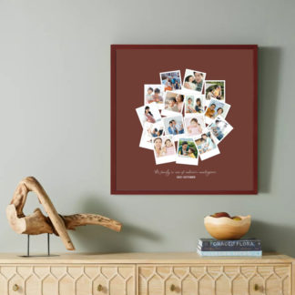 Khung ảnh gỗ gia đình The family 2 | Khung hình gỗ sồi | Thiết kế in hình cá nhân