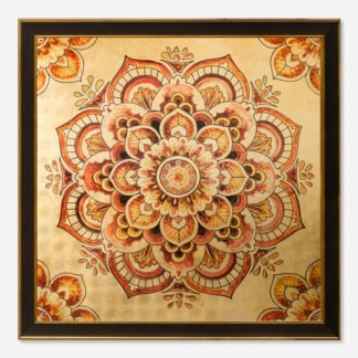 Sala Mandala - Tranh sơn mài dát vàng phòng thờ