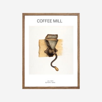 Coffee Mill 2 - Tranh khung kính khung gỗ sồi 30x42 cm