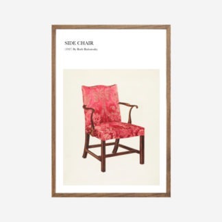 Side Chair - Tranh khung kính khung gỗ sồi 40x60 cm