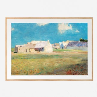 Tranh phong cảnh làng quê châu Âu - Tranh canvas danh họa Odilon Redon
