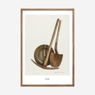 Tools (1935-1942) - Tranh khung kính gỗ sồi 40x60cm