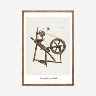 Spinning Wheel (1937) - Tranh khung kính gỗ sồi 40x60cm