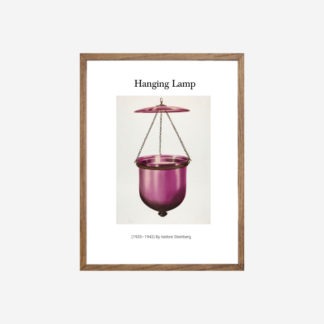 Hanging Lamp (1935-1942) - Tranh khung kính gỗ sồi 30x42cm