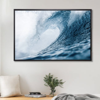 Tranh canvas sóng biển treo phòng khách