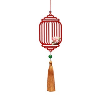 Kim Hoa Đăng - Dây treo trang trí Tết, phụ kiện treo cây màu đỏ | KHDD
