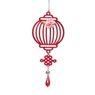 Nguyệt Hoa Đăng đỏ -  Phụ kiện trang trí Tết, trang trí cây mai, trang trí cây đào - NHDD