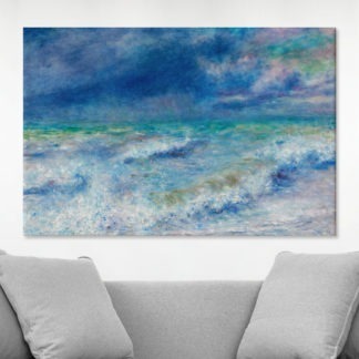 Tranh phong cảnh biển xanh mây trời - Tranh canvas  Pierre Auguste Renoir
