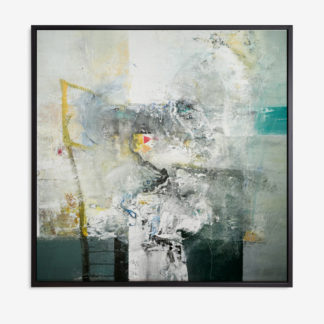 White Light -Tranh canvas trừu tượng treo tường 80x80 cm