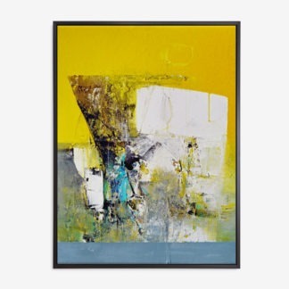 Yellow Abstract - Tranh canvas trừu tượng treo tường 60x80 cm