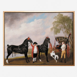 The Prince of Wales's Phaeton - Tranh canvas treo tường George Stubbs