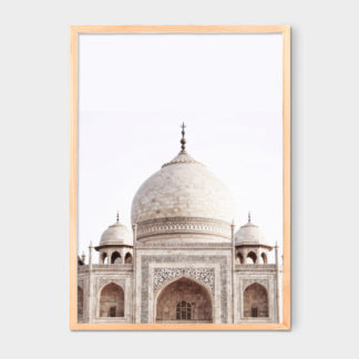 Tranh treo phòng khách kiến trúc Taj Mahal