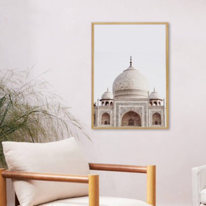 Tranh treo phòng khách kiến trúc Taj Mahal
