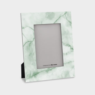 GREEN MARBLE - Khung ảnh đẹp để bàn sơn mài hoạ tiết vân đá cẩm thạch 10x15 | quà tặng sinh nhật, khung ảnh gia đình- KSM09A