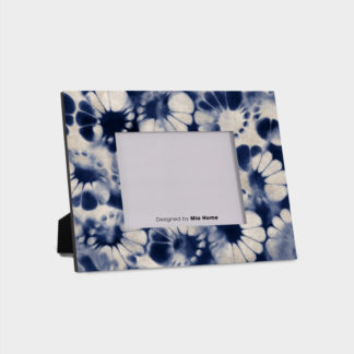 Shibori Flower 13x18 - Khung ảnh để bàn sơn mài hoạ tiết hoa văn | quà tặng sinh nhật, khung ảnh gia đình- KSM14