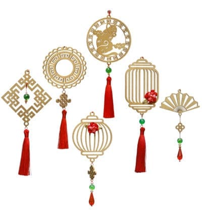 Bộ 6 dây treo trang trí cây mai cây đào combo 6v