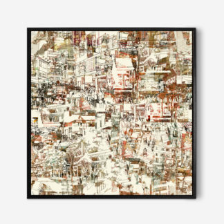 Daily life - Tranh canvas kiến trúc treo tường - 80x80