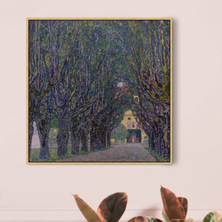 Allee at Schloss Kammer (1910) - Tranh canvas treo tường danh hoạ Gustav Klimt 80x80cm
