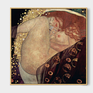 Nhan sắc Danae  - Tranh canvas trang trí treo tường Gustav Klimt