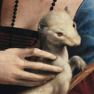 Lady with an Ermine - Tranh canvas treo tường Leonardo da Vinci