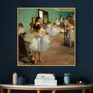 Tranh cổ điển châu Âu Lớp học Ballet - Tranh canvas Edgar Degas