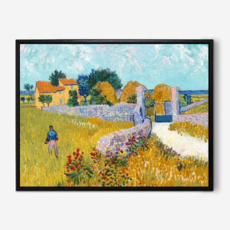 Ngôi nhà nông trại ở Provence - Tranh canvas Vincent Van Gogh (1888)