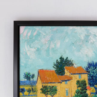 Ngôi nhà nông trại ở Provence - Tranh canvas Vincent Van Gogh (1888)
