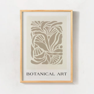 Botanical Art Tranh hiện đại khung kính