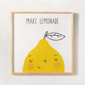 Make lemonade - Tranh quả chanh