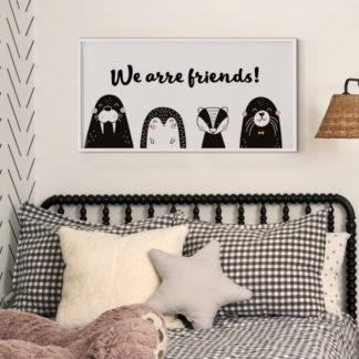 We are friends 30X60