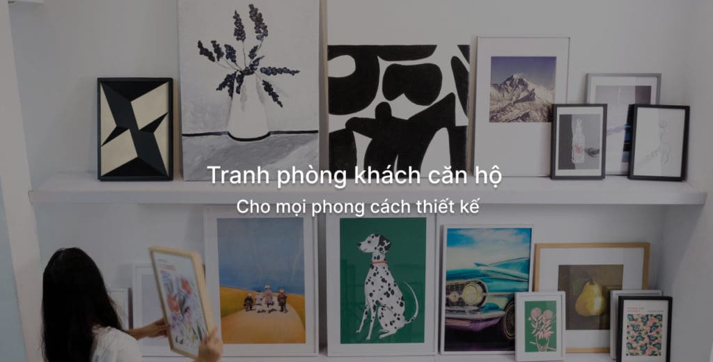 Tranh nhiều phong cách thiết kế