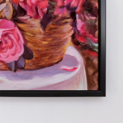 The Roses - Tranh sơn dầu hoa hồng tĩnh vật treo phòng khách, phòng ngủ, phòng ăn