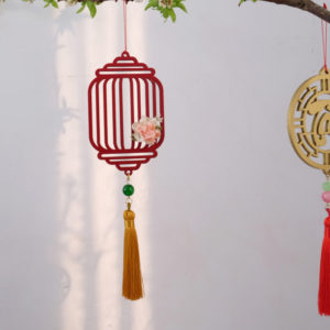 Kim Hoa Đăng - Dây treo trang trí Tết, phụ kiện treo cây màu đỏ | KHDD