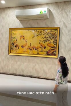 Tùng hạc diên niên 100x200