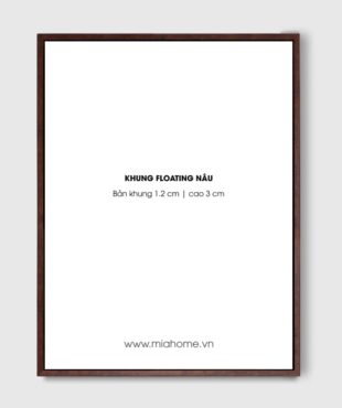 Khung nâu floating 1