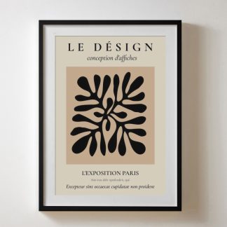 L'exposition Paris - Poster khung kính